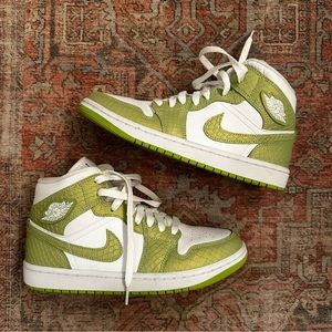 Lime Green Jordans